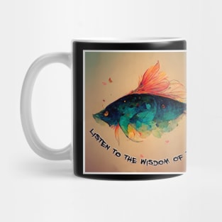 wisdom of the fish Mug